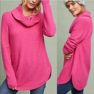 Anthro pink sweater